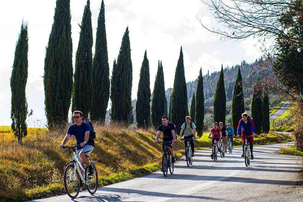 bike wine tour tuscany